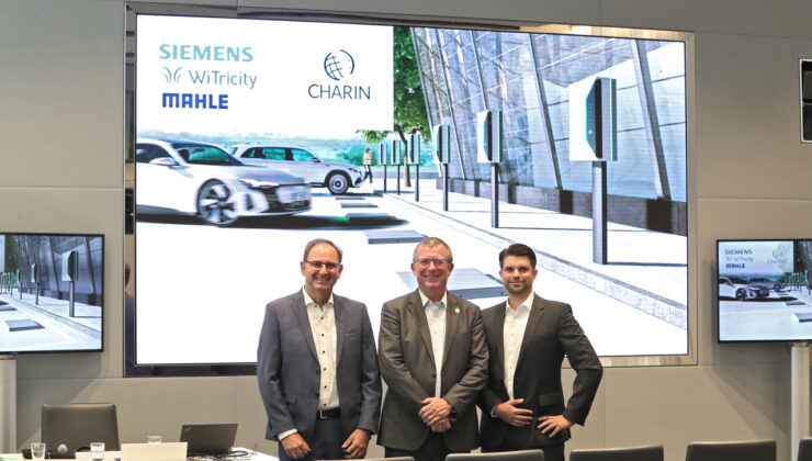 Siemens, kablosuz elektrikli araç şarj alanında bir adım daha atıyor