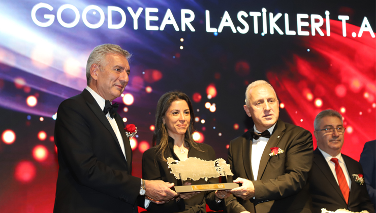 İSO 500’de 55 yıldır aralıksız yer alan Goodyear Türkiye’ye ödül