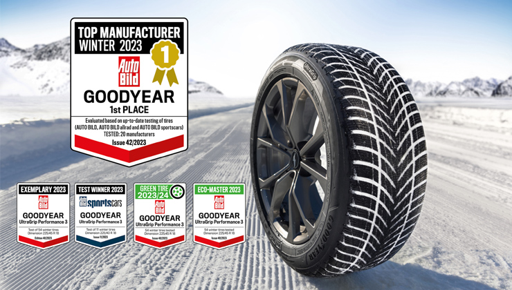 Goodyear, Yılın Kış Lastiği Üreticisi seçildi