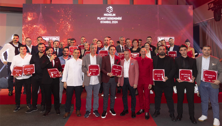 Michelin Rehberi seçkisine giren restoranlara plaket
