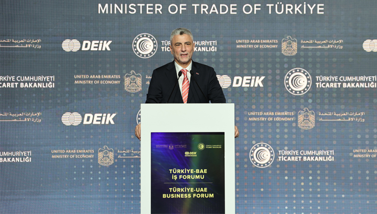 BAE ile ticaret hacminin 25 milyar dolara ulaşması hedefleniyor
