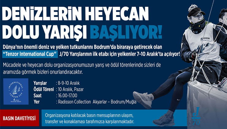 Tenzor International Cup heyecanı Aralık’ta Bodrum’da