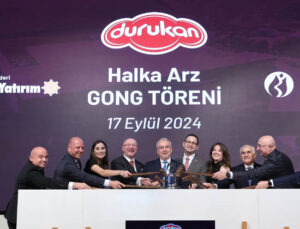 Borsa İstanbul’da gong Durukan Şekerleme için çaldı