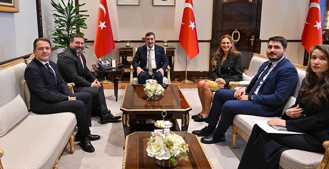 Cevdet Yılmaz, Mikheil Lomtadze’yi kabul etti