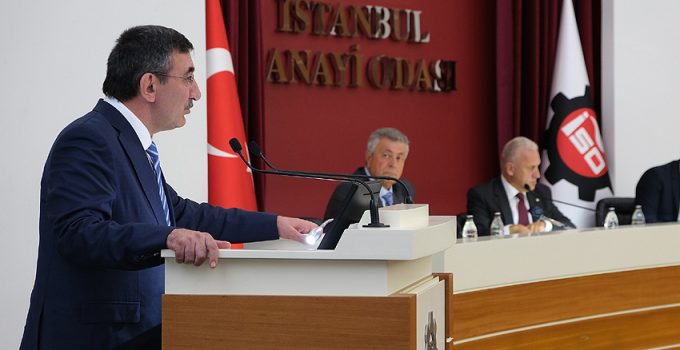 İSO Meclisine Cumhurbaşkanı Yardımcısı Cevdet Yılmaz konuk oldu