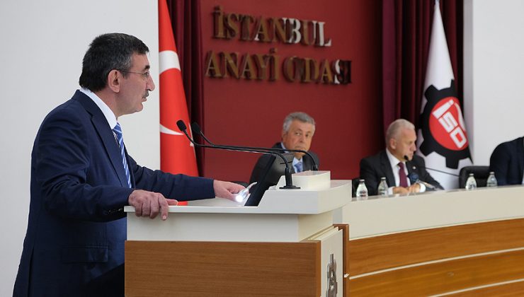 İSO Meclisine Cumhurbaşkanı Yardımcısı Cevdet Yılmaz konuk oldu